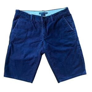 Ralph Lauren Navy Blue corduroy bermuda shorts sz 8